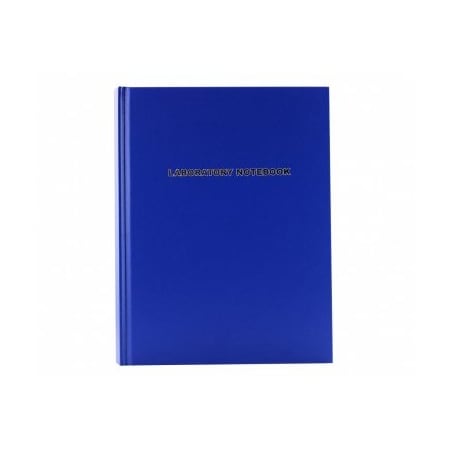 Laboratory Notebook, Grid, Blue, 200 Pg